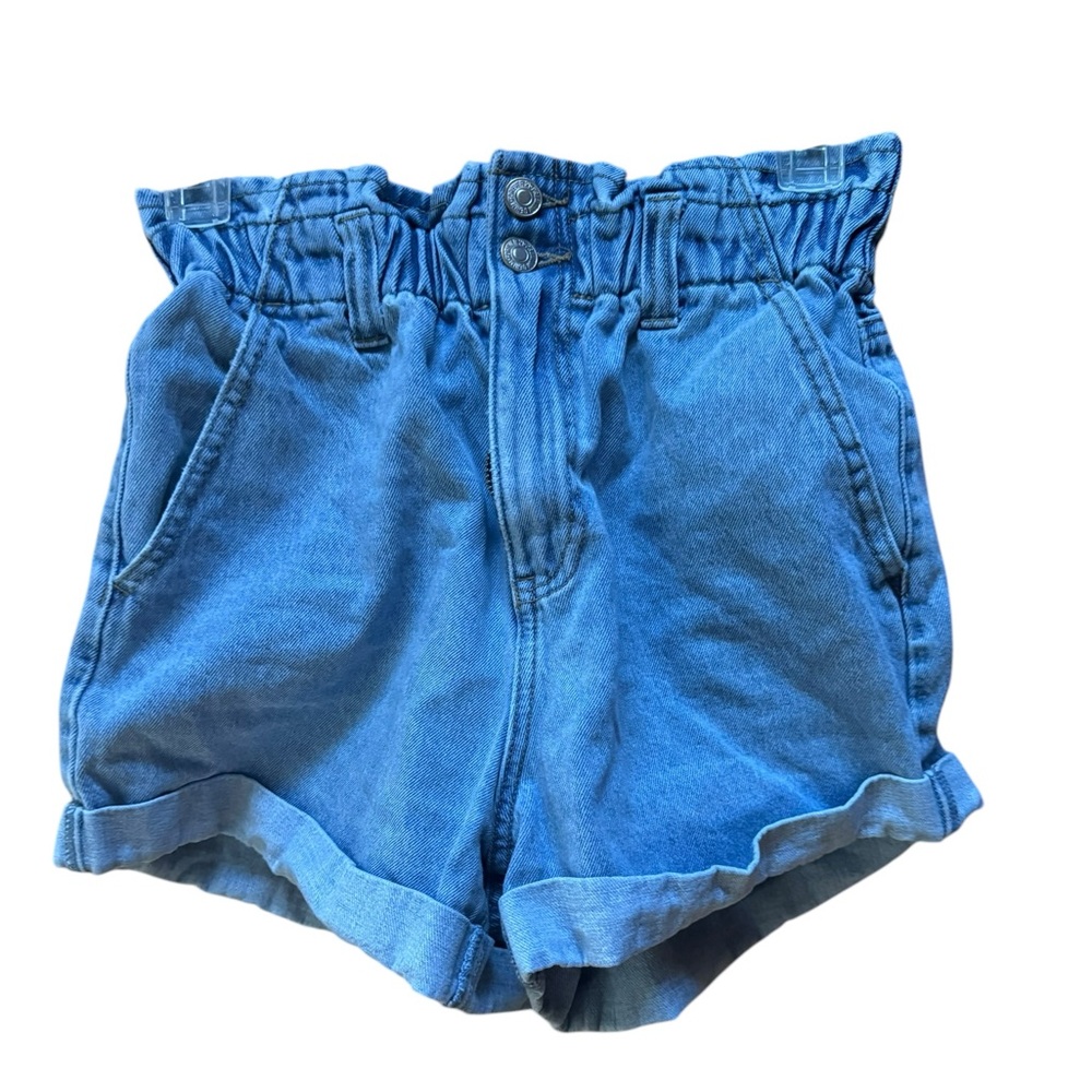 Forever 21 Paperbag Denim Shorts